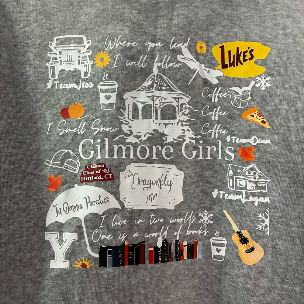Gray Gilmore Girls Hoodie